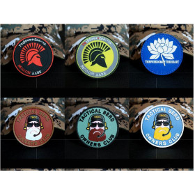Magical badge outdoor bagpack national flag badge army fans strap PVC shoulder badge UD16602 